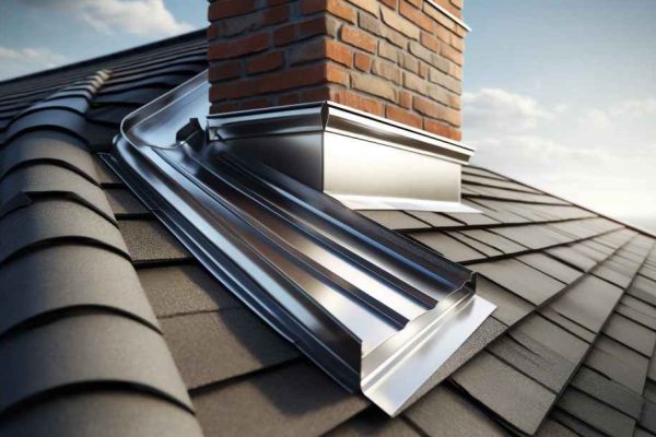 roof-flashing-installed-around-a-chimney-on-a-residential-roof